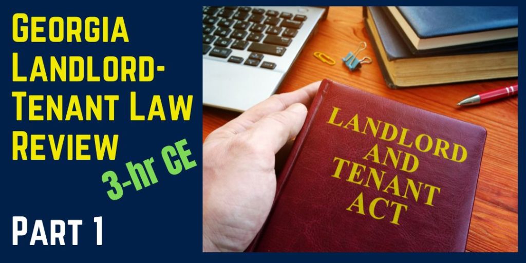 3-hr GA Landlord tenant law pt1