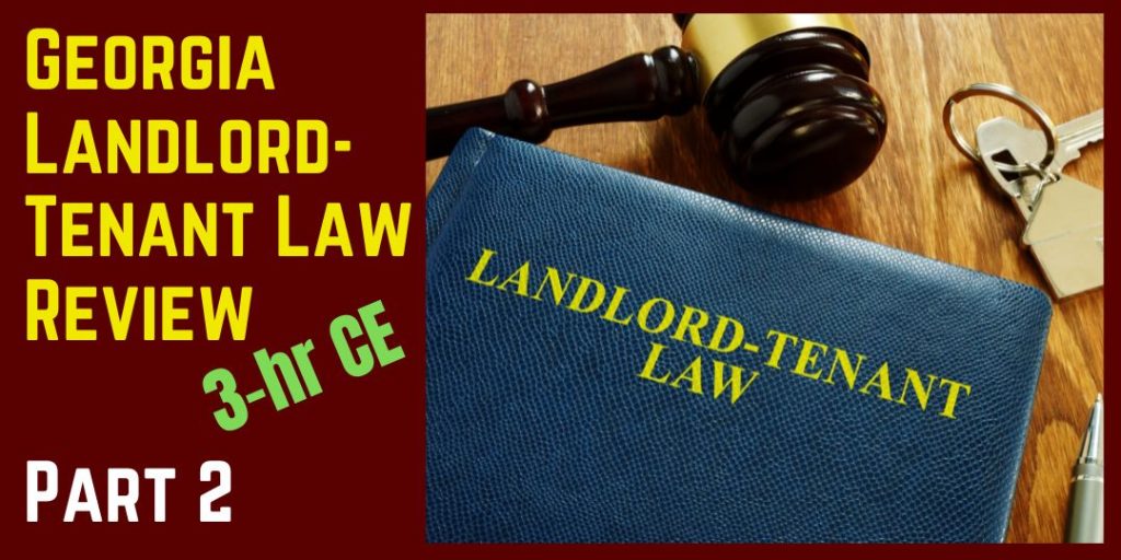 3-hr GA Landlord tenant law pt2